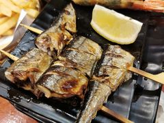 秋刀鱼-鸟串烧Yakitori