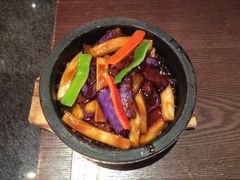 茄条炒年糕-涌上外婆桥(南塘店)
