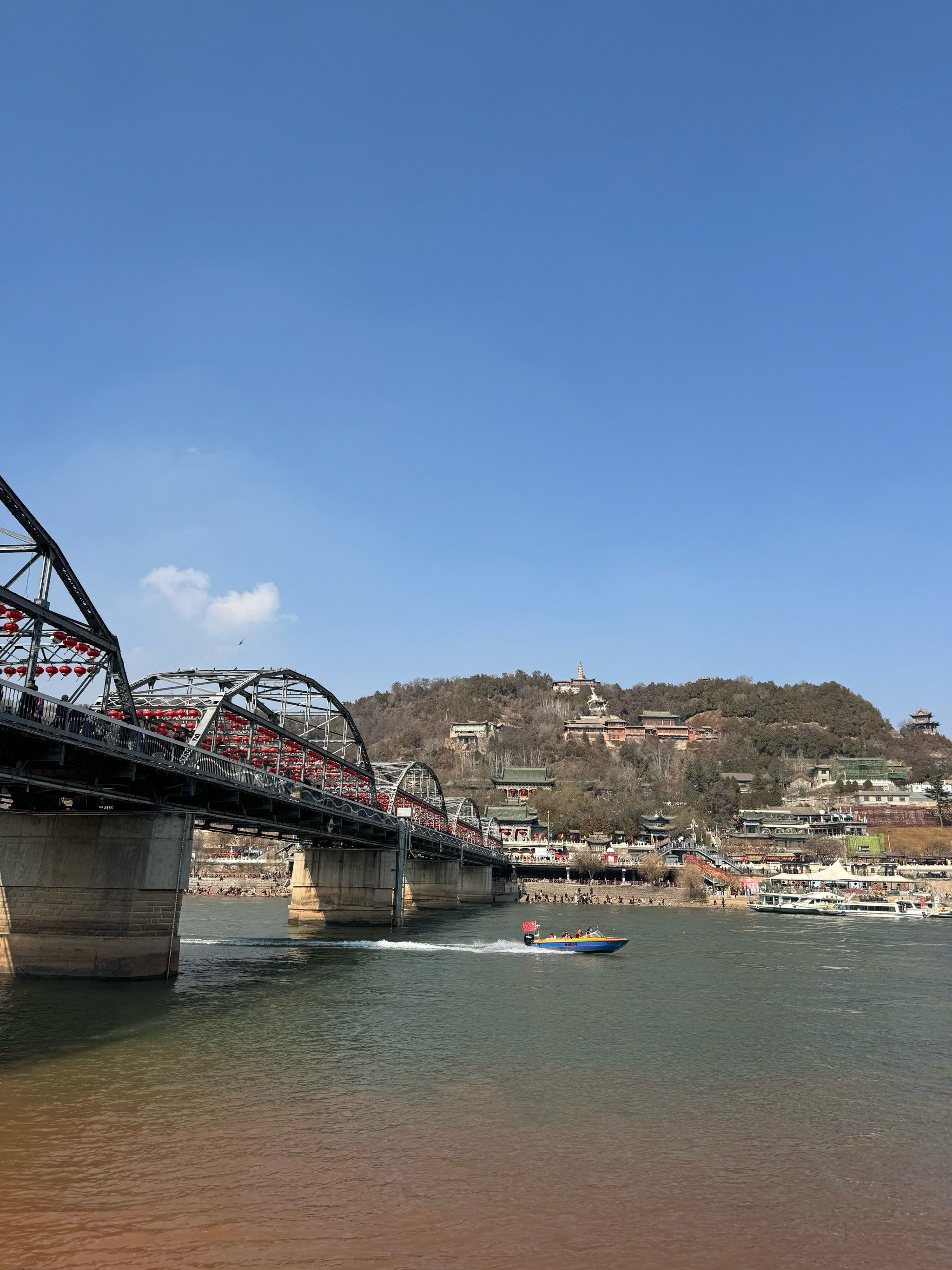 冬天的中山桥,别样的美!