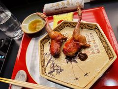 鸽子半身烧有马山椒酱-鳥喜Toriki怀石烧鸟料理
