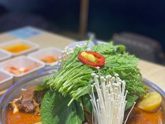 辣白菜脊骨火锅-韩香福脊骨汤锅(上杭路店)