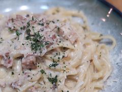 奶油培根扁面-HELLO 27 意面·沙拉·帕尼尼