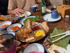 -明洞阿姨·韩式酱蟹烤肉·创意料理(三元桥店)