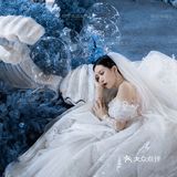 蓝色海洋风格婚礼👑