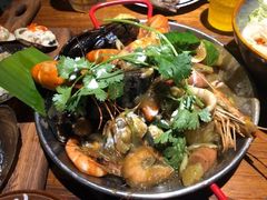 手抓海鲜黄咖喱味-仓库南洋海鲜小排档(柳河路店)