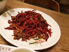 褶皮辣椒炒定安小黄牛-拾味馆·浓鲜骨汤(光谷天地店)
