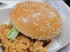 香辣鸡腿堡单人餐兑换券-肯德基(沈阳机场T3店)