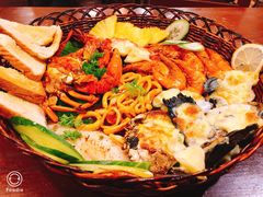 海鲜拼盘-茉莉.Red Crab