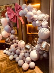 -团子宝宝宴派对百日宴生日布置策划·求婚策划·气球布置别墅民宿