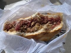 鸭肠腊牛肉夹馍-清真拉妈卤味(回民街店)