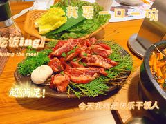 -草家酱蟹炭火烤肉店(珲春南路一店)