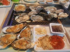 现开鲜蚝不限量-蚝贝乐鲜蚝烤肉烤榴莲自助(金楠天街店)