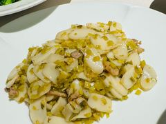 雪菜炒年糕-钱塘花园·宁波菜
