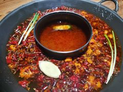 牛油红锅+番茄锅-楠火锅(龙阳广场店)