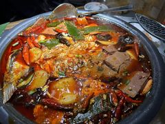 -探鱼·鲜青椒爽麻烤鱼(番禺万达店)