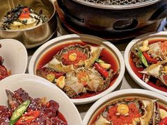 -草家酱蟹炭火烤肉店(珲春南路一店)