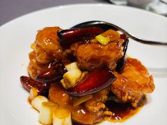 糊辣荔枝黑虎虾-许家菜(望江店)