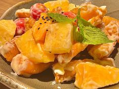 香芒沙拉油条虾-安南越南餐厅(青岛万象城店)