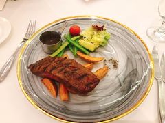 炭烤加拿大牡蛎牛扒配黑椒汁-哈布斯扒房(华发商都店)