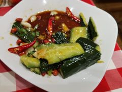 冷榨胡麻油调黄瓜-西贝(吴江路湟普汇店)