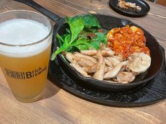铁锅炭烤猪颈肉-INSA Korean Bistro饮鲨韩食酒馆