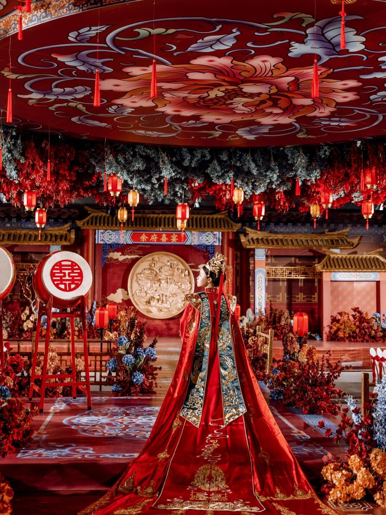 宛如古代婚礼现场