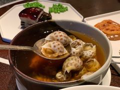 古越陈酿煮花螺-杭州西子湖四季酒店·金沙厅