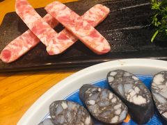 台湾飞鱼籽香肠-黑牛の店·和牛烧肉(大悦城店)