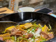 精选肋排焖面-金豆角砂锅焖面(安贞店)