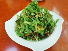 苦苣皮蛋花生米-锅贴王海鲜小馆