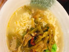 榨菜肉丝汤面-金华冰厅