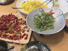 -海派美食·家宴海鲜青岛菜·石锅鲽鱼头(东方城店)