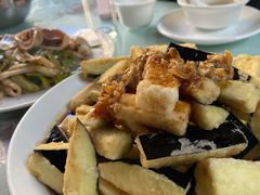 蛤蜊肉拌茄子-华春餐馆(鱼山路店)