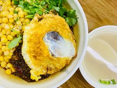 煎蛋-耙豌豆重庆小面