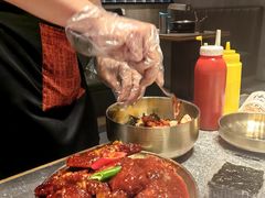 -草家酱蟹炭火烤肉店(珲春南路一店)