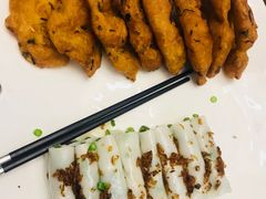 簸箕板拼油炸糕-老聃·小鸭鲢城原味客家菜(海沧店)