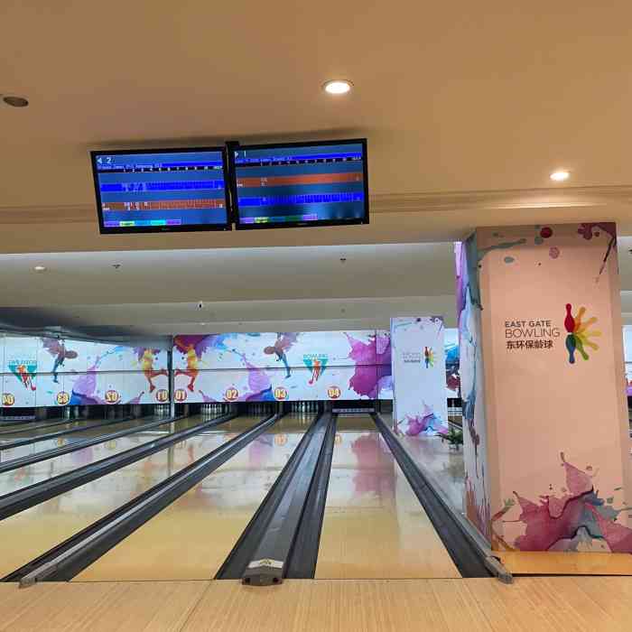 东环保龄球馆(东环广场店)-"吃完杨家走过来的,走10分钟吧,朋友用的.