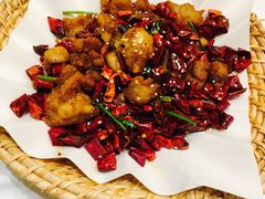 干煸辣子鸡-渔家灯火(明湖店)
