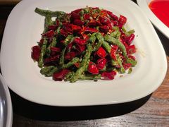 干煸四季豆-绿茶餐厅(蓝色港湾店)