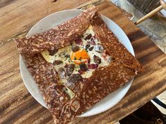 鸡蛋蘑菇熏肉荞麦可丽饼-RAC BAR(安福路店)