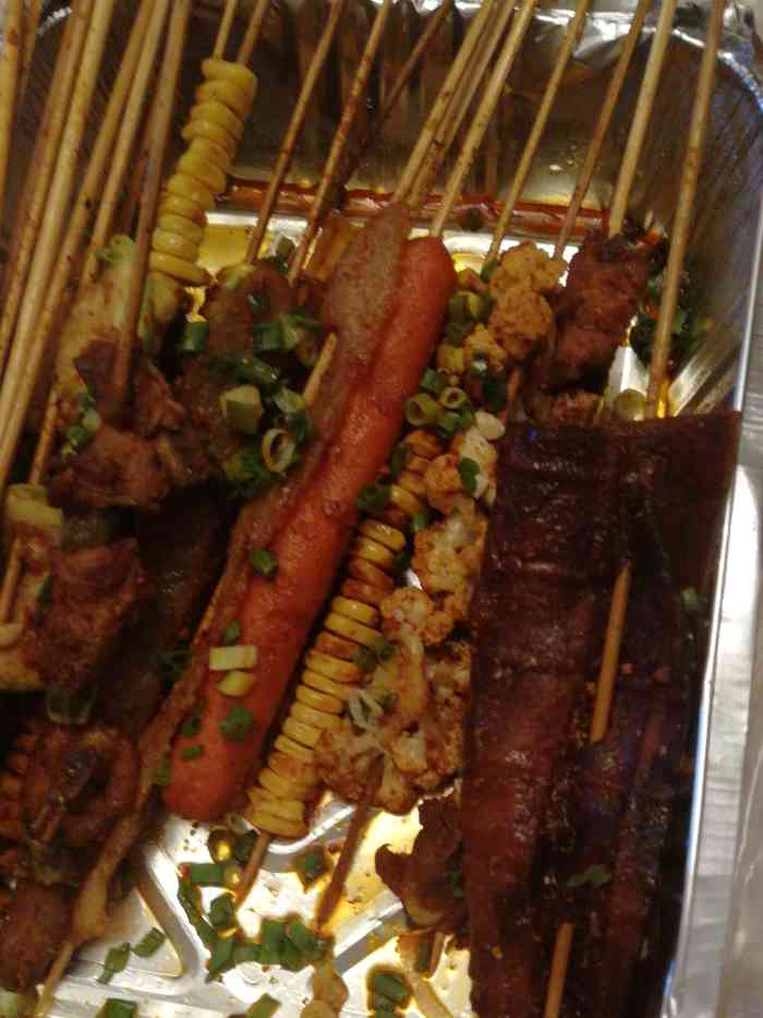 乐至烧烤-"「纯手工五花肉」这个好吃,入口就感觉一种.