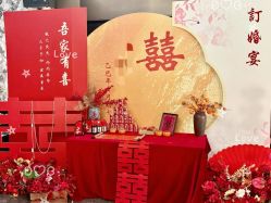 -鲸舞气球派对·宝宝宴·十岁生日布置·轻奢品牌形象店