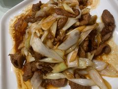 葱爆羊肉-紫玉食府