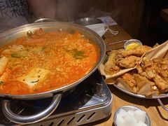 部队火锅-富乐满韩国正宗炸鸡韩国料理(虹泉路店)