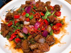 黑胡椒牛肉粒-老阿爸鲜鱼土菜(昆山花桥店)