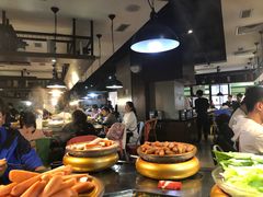 自助取餐区-汤响自助回转火锅百汇(乐峰广场店)