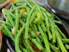 铁板虾酱豆角-洞密园美食城·二十二年老店(富华路店)