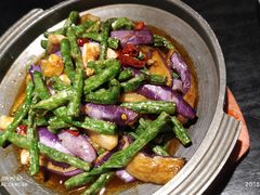 长豆角烧山茄-船歌·鱼水饺青岛菜(合肥路永旺店)