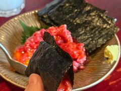 生牛肉拌海胆-九州酒场ひこぞう(1号店)