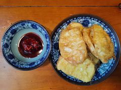 炸鸡蛋馒头片-赵胖炙子烤肉&深夜酒馆(簋街店)